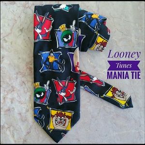 Vintage Looney Tunes Mania Tie